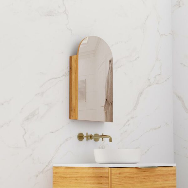 Arka Shaving Cabinet - Blackbutt - Image 5