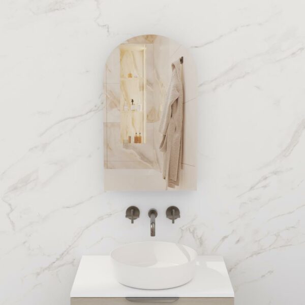 Arka Shaving Cabinet - Smoked Ash - Image 3