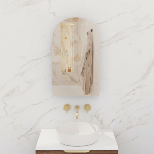 Arka Shaving Cabinet - Walnut - Image 3