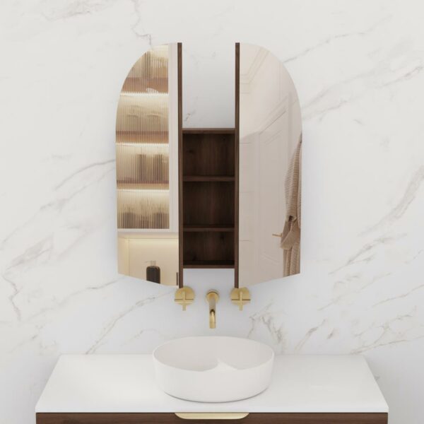 Arka Shaving Cabinet - Chesnut - Image 5
