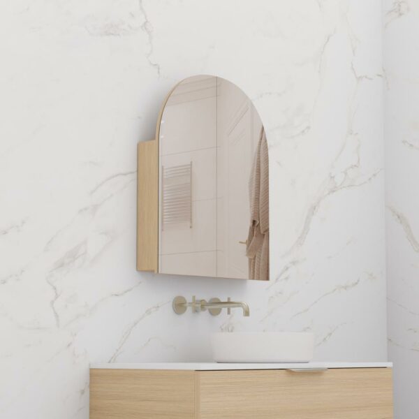 Arka Shaving Cabinet - Nordic Oak