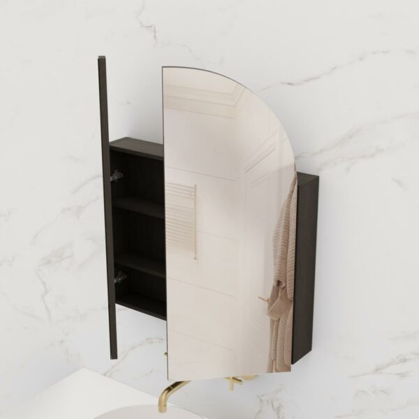 Arka Shaving Cabinet - Smoked Onyx - Image 4
