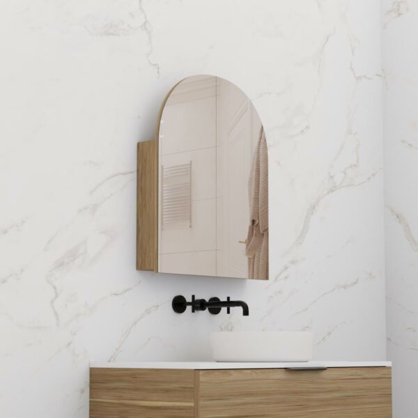 Arka Shaving Cabinet - Tuscan Oak