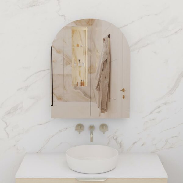 Arka Shaving Cabinet - Vero Oak - Image 3