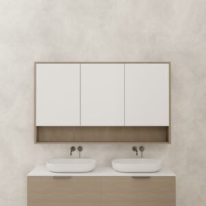 Carini Shaving Cabinet – Smoked Ash