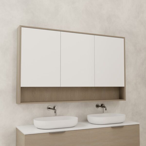 Carini Shaving Cabinet – Smoked Ash - Image 3