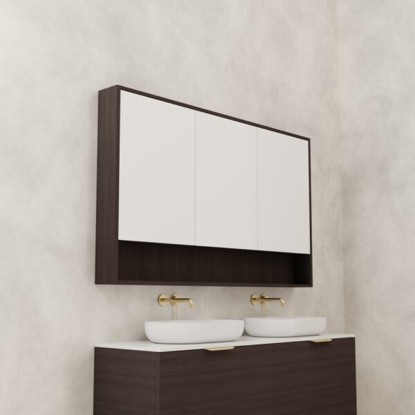 Carini Shaving Cabinet – Espresso Oak - Image 2