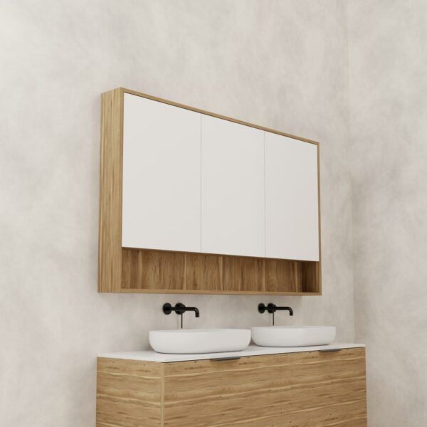 Carini Shaving Cabinet – Tuscan Oak - Image 2