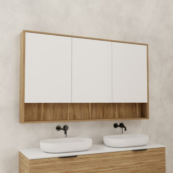 Carini Shaving Cabinet – Tuscan Oak - Image 3