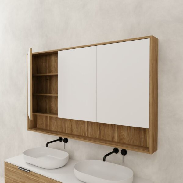 Carini Shaving Cabinet – Tuscan Oak - Image 4