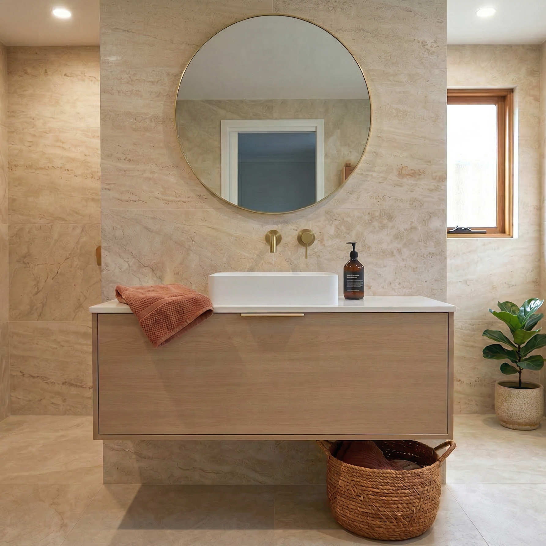 Carnegie 1200 Vero Oak Vanity