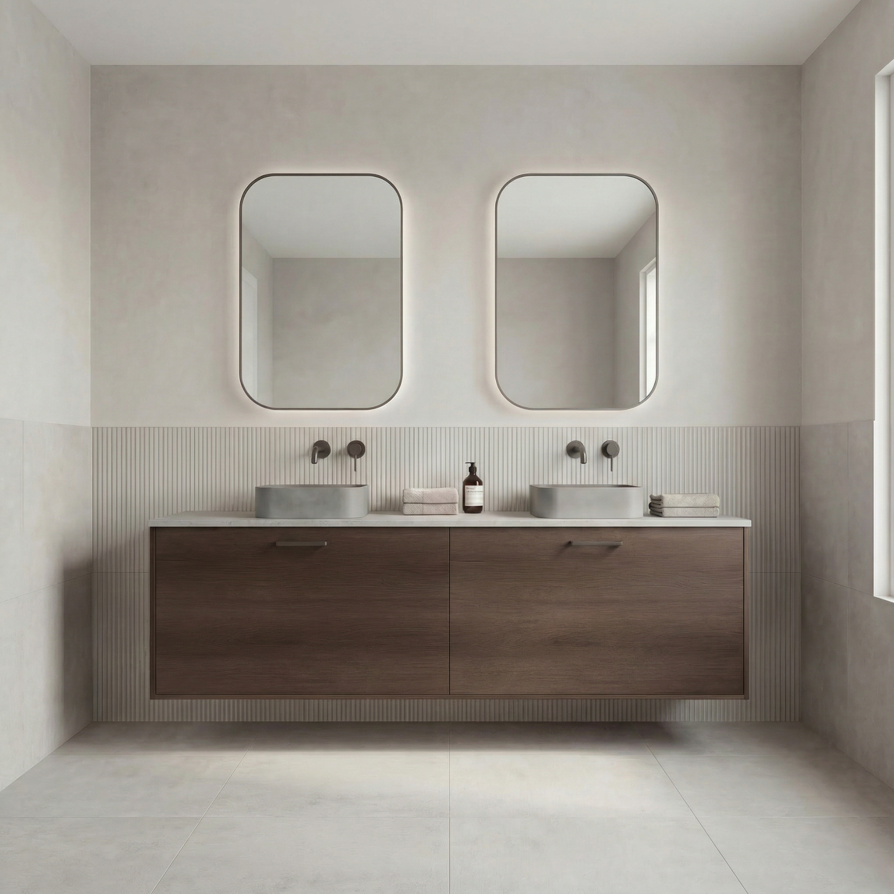 Carnegie 1500mm Chestnut Woodgrain