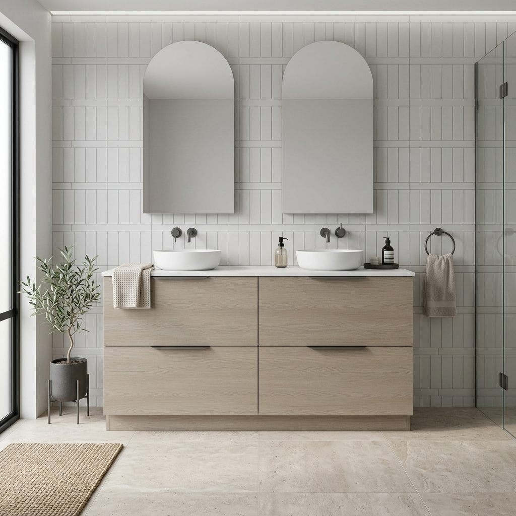 Celeste Duo Freestanding Bathroom Vanity - Image 6