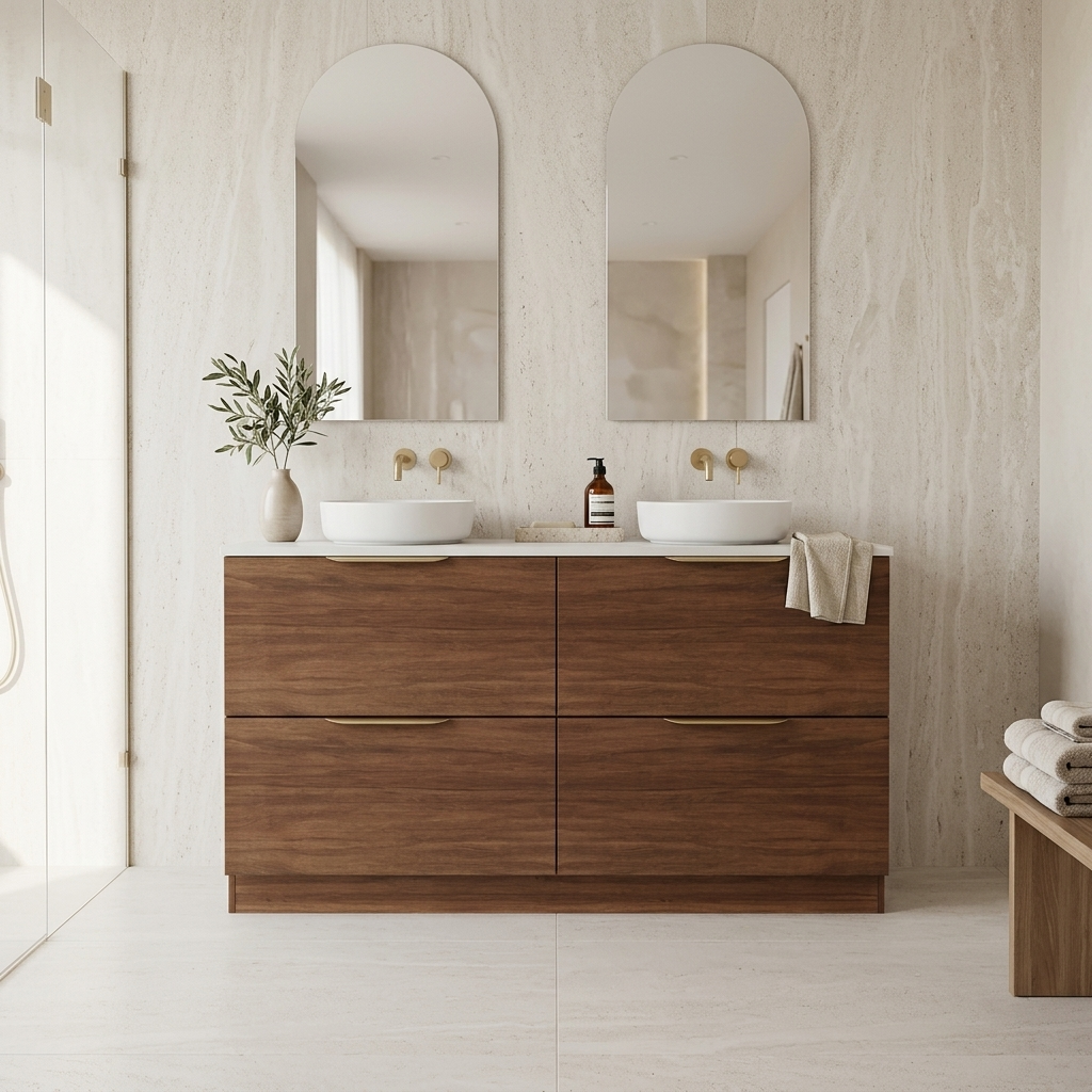 Celeste Duo Freestanding Bathroom Vanity - Image 4