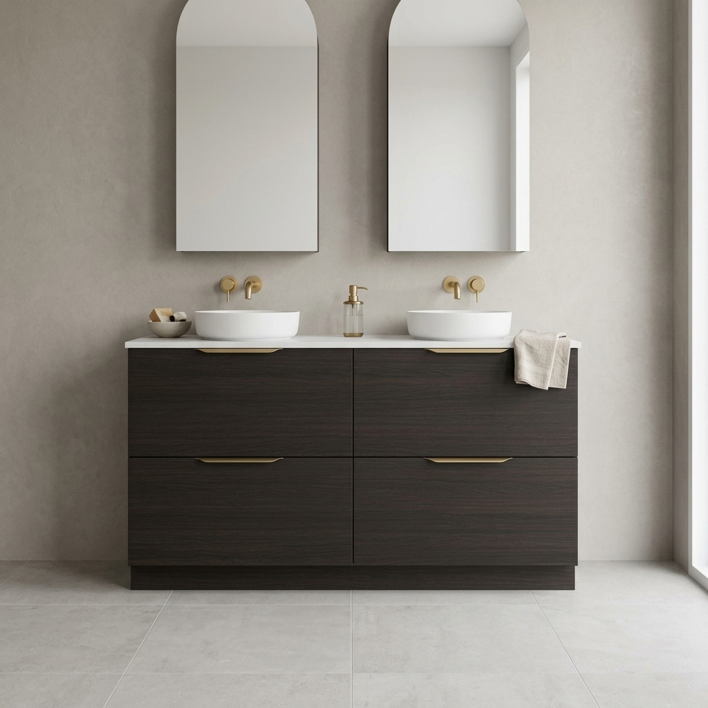 Celeste Duo Freestanding Bathroom Vanity - Image 3