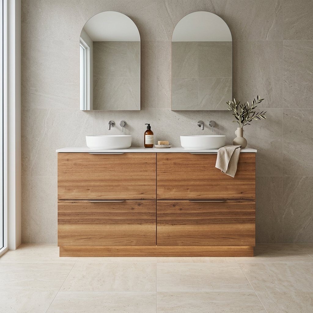 Celeste Duo Freestanding Bathroom Vanity - Image 2
