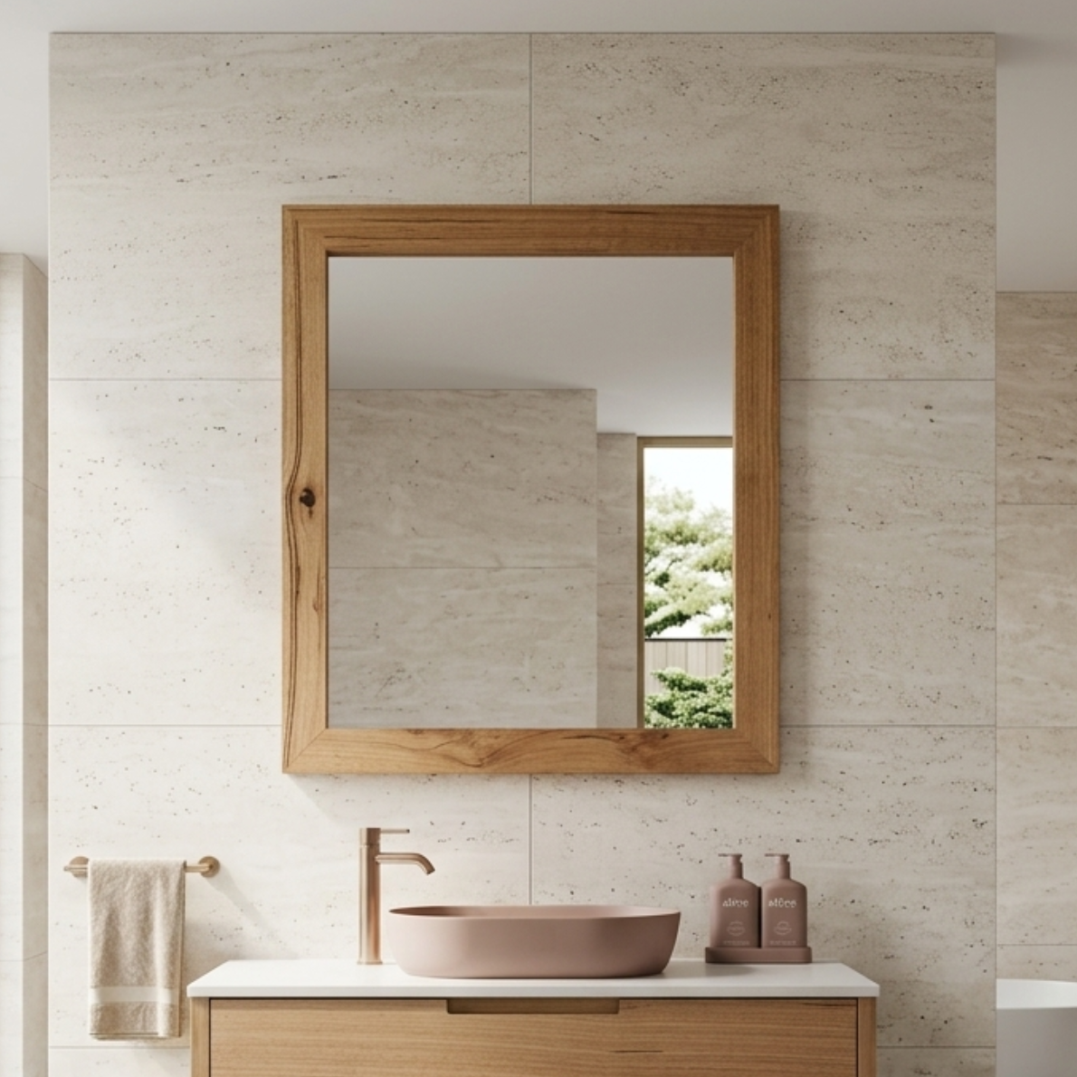 Kobe Timber Framed Mirror