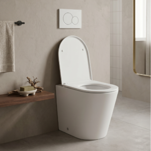 Azaria Rimless Tornado Floor Pan Toilet